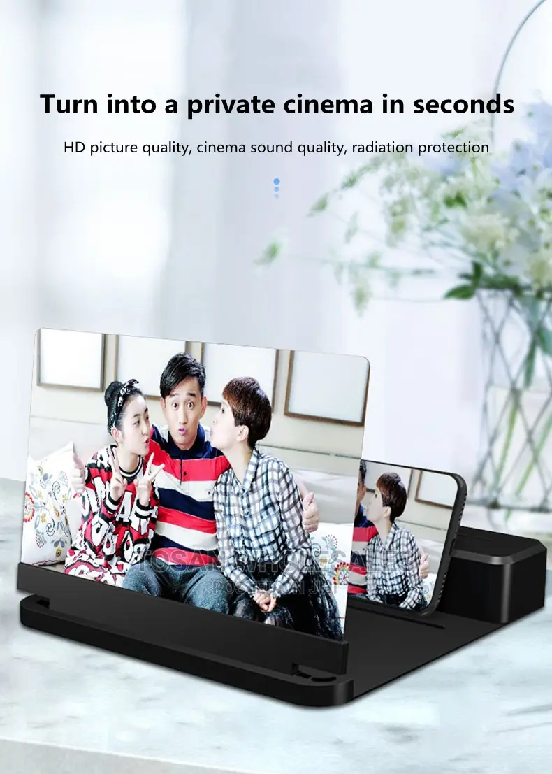 Phone Screen Amplifier With Bluetooth Speaker