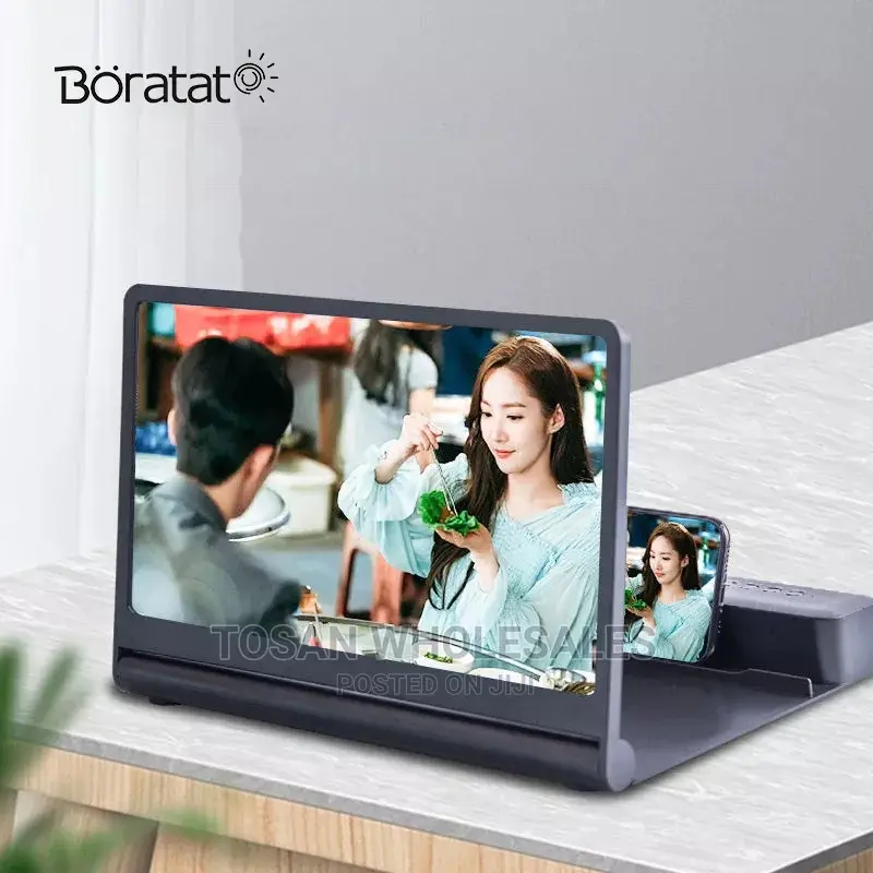 Phone Screen Amplifier With Bluetooth Speaker