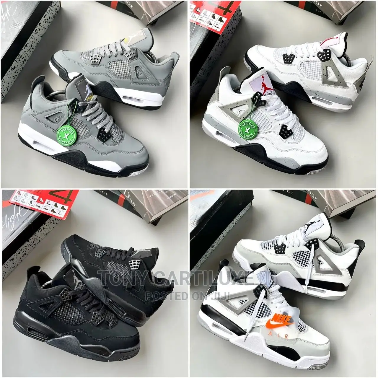 * Air Jordan 4 Retro ’ Cool Grey’*