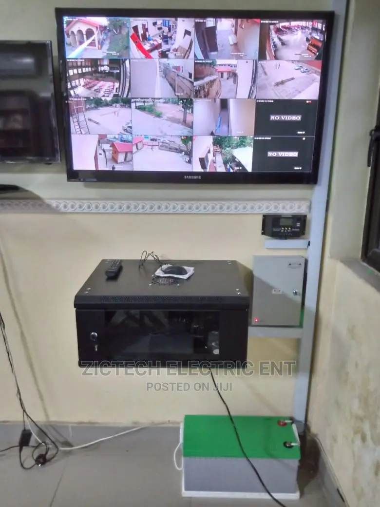 16 Channels DVR With 5MP Cameras and Accessories