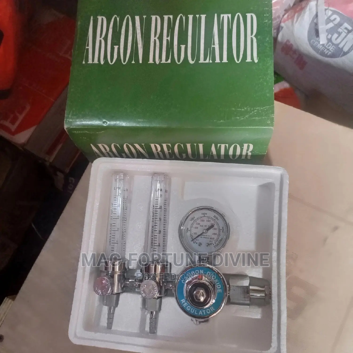 Original Argon Carbon Dioxide Guage(Double Tube)