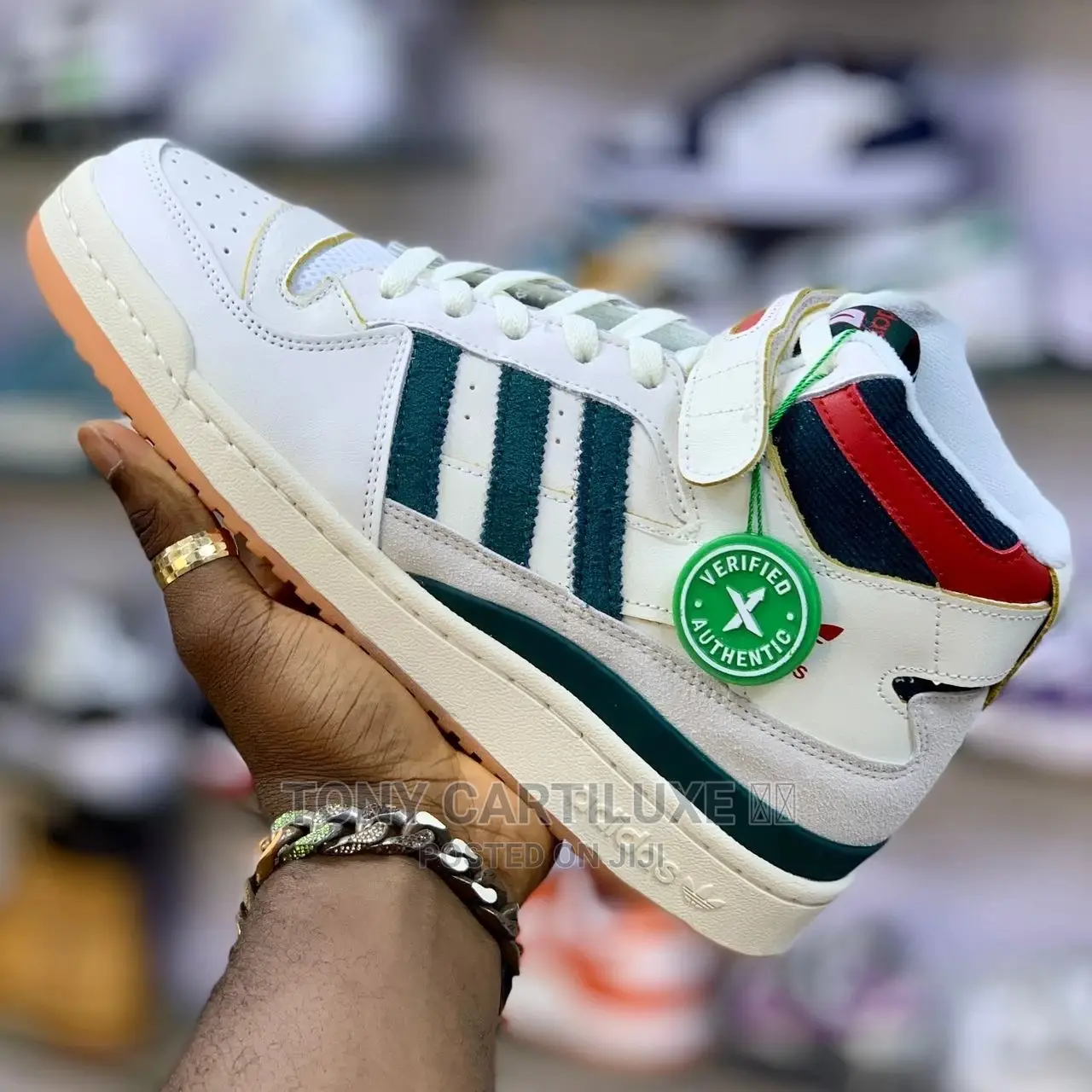 *Adidas Forum 84 Hi ‘ Off__white / Green