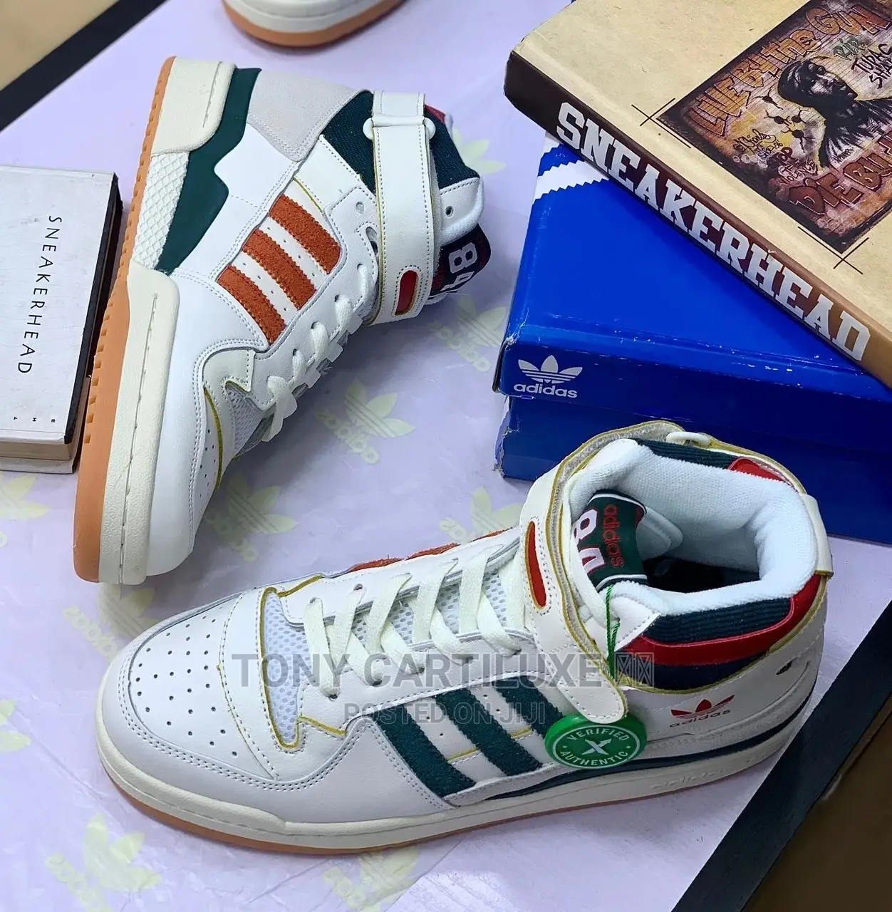 *Adidas Forum 84 Hi ‘ Off__white / Green