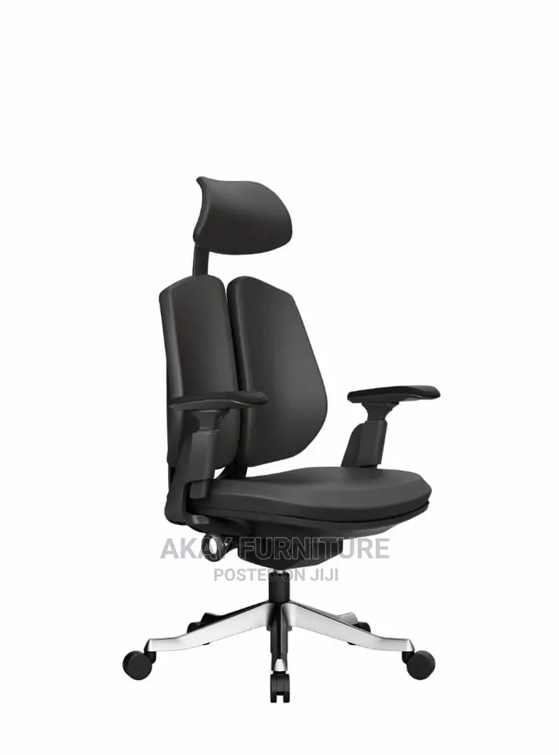 Black Ergonomic Leather Chair
