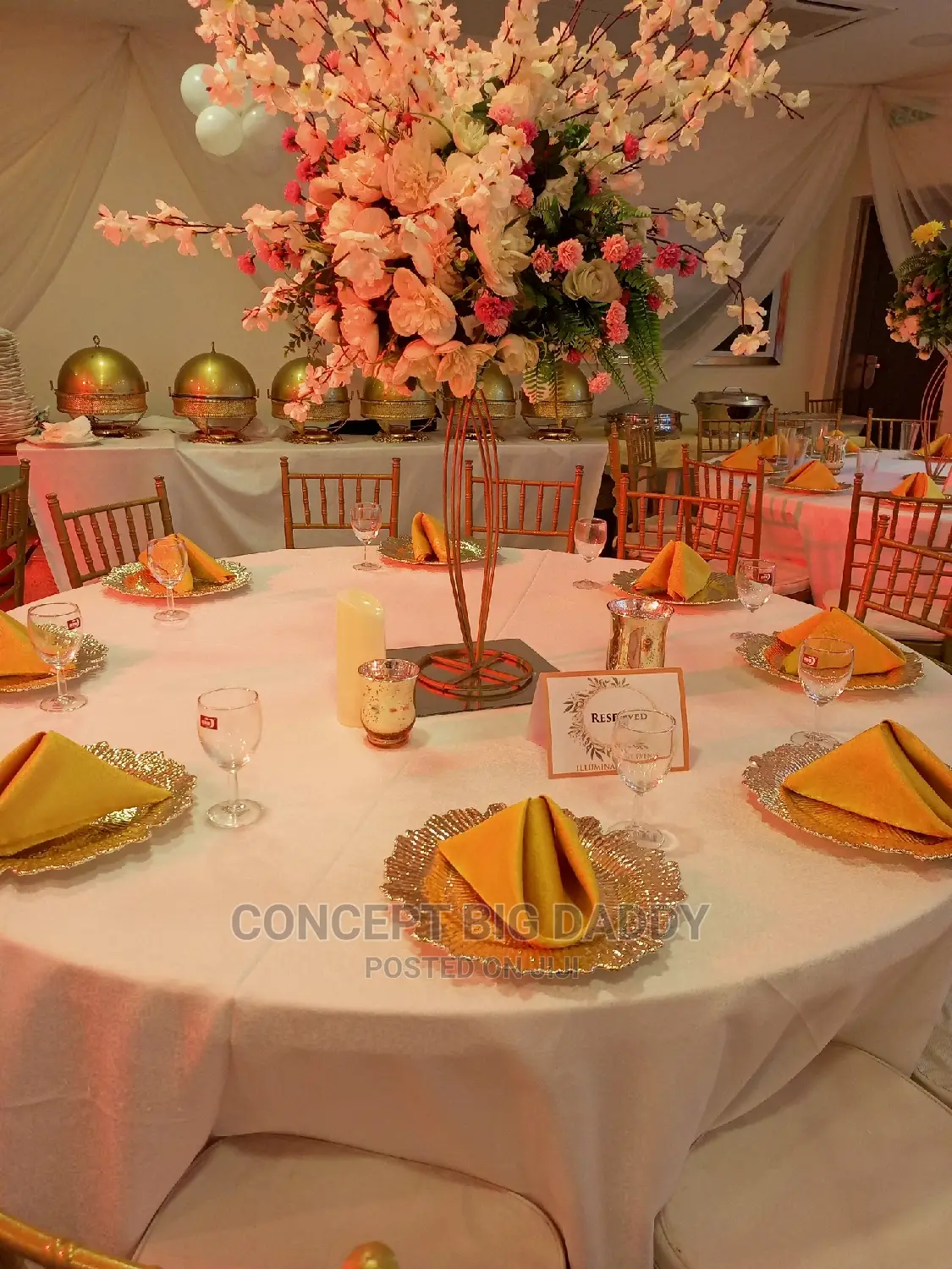 Event Decorations, Catering, Ushers, Bouncers and Event Mang
