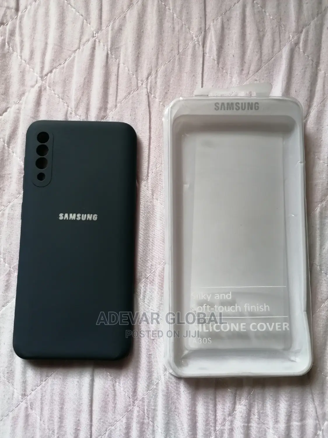 Samsung Galaxy A30s Silicone Back Case Blue