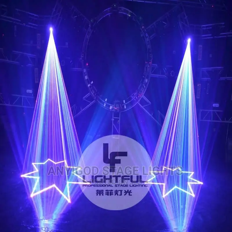 RGB Animation Moving Head Laser Stage Light