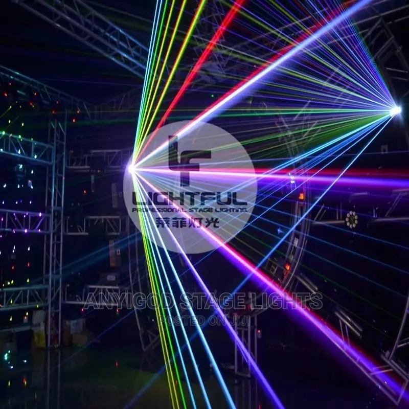 RGB Animation Moving Head Laser Stage Light