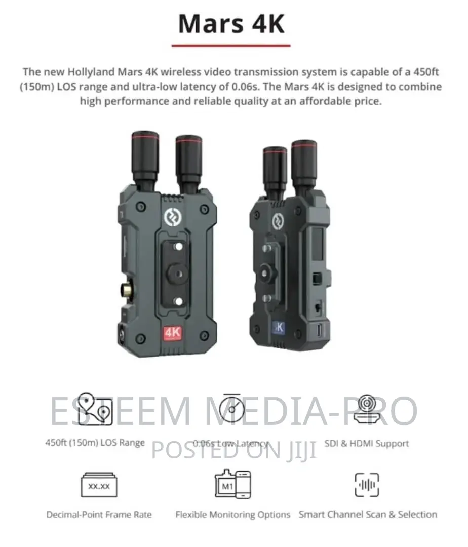 Hollyland Mars Wireless Video Transmitter Sdi/Hdmi