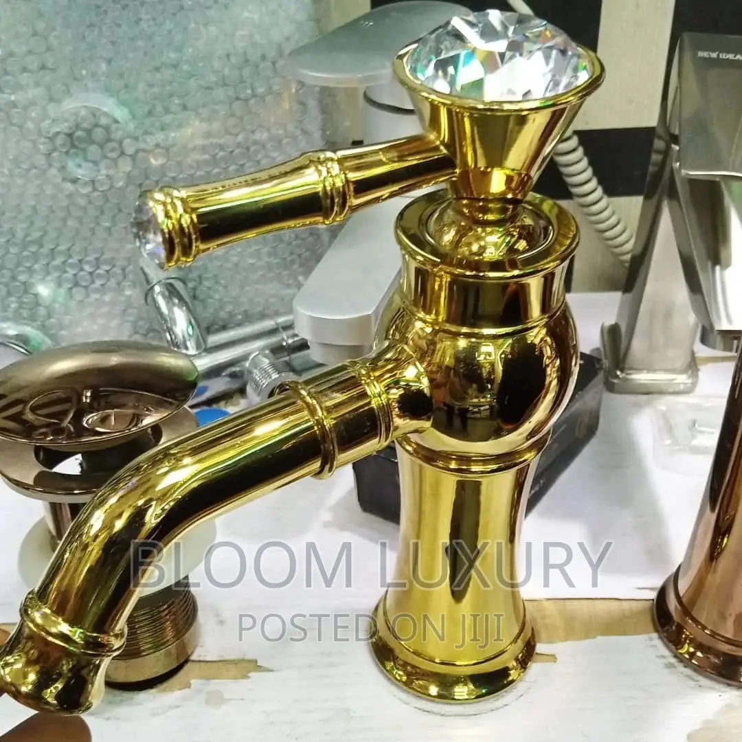 Gold Wash Hand Basin Faucets