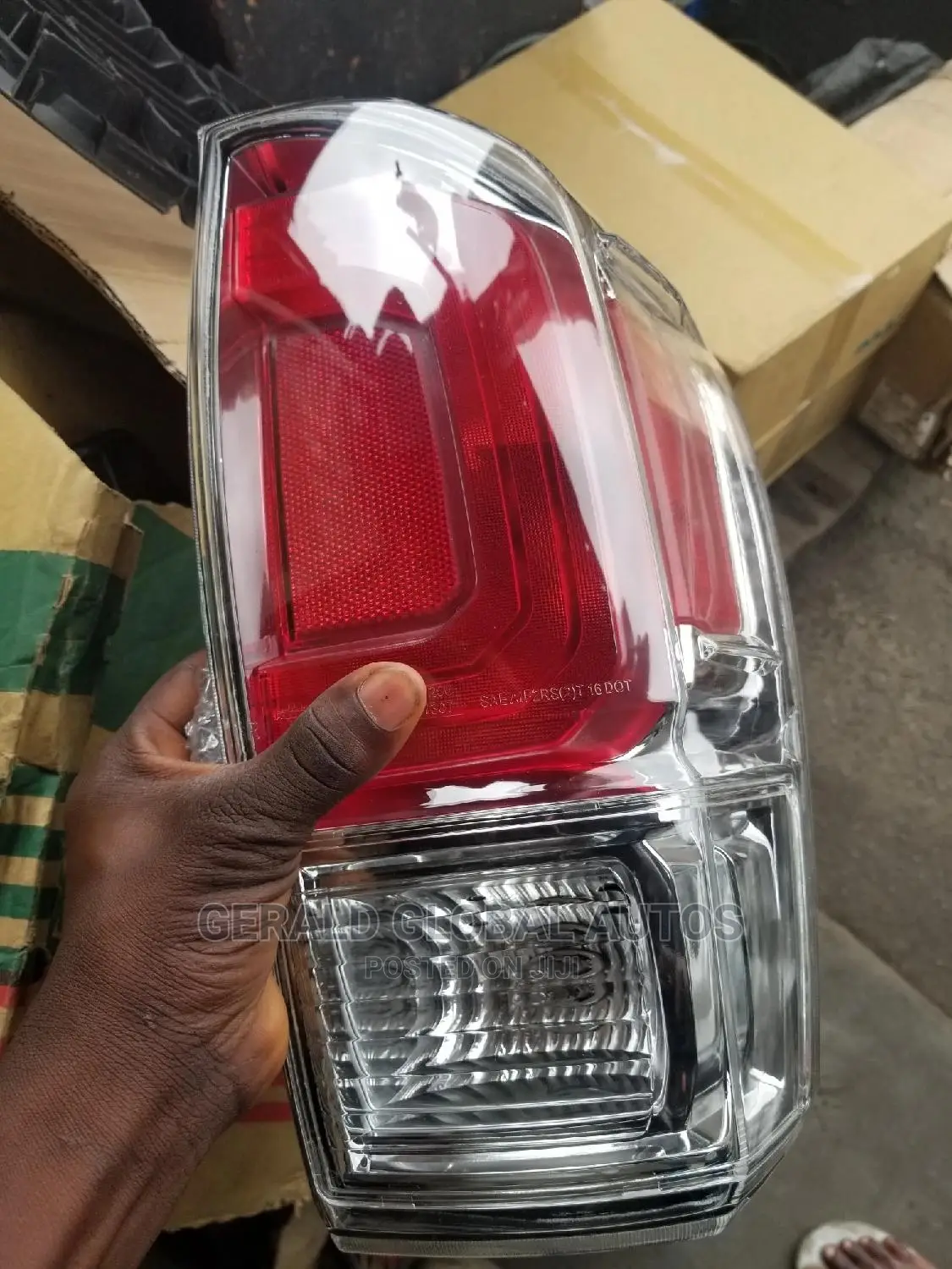 Rear Light Tacoma 2018 White