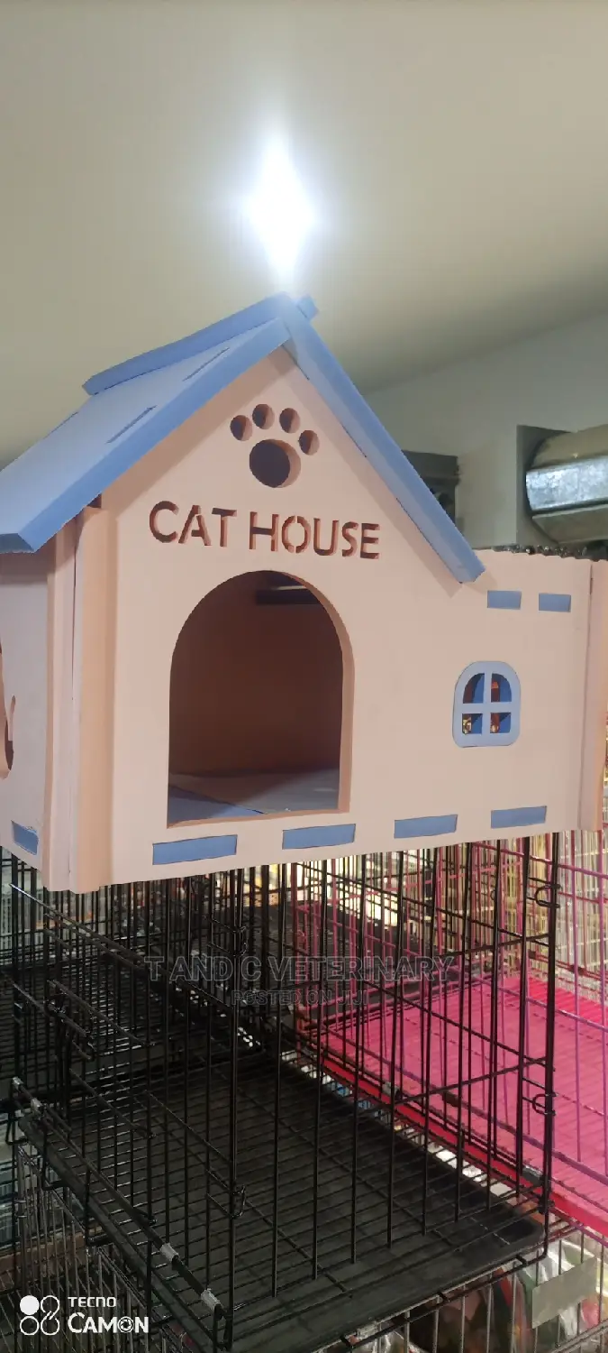 Pet Cat Kitten House Cage Home