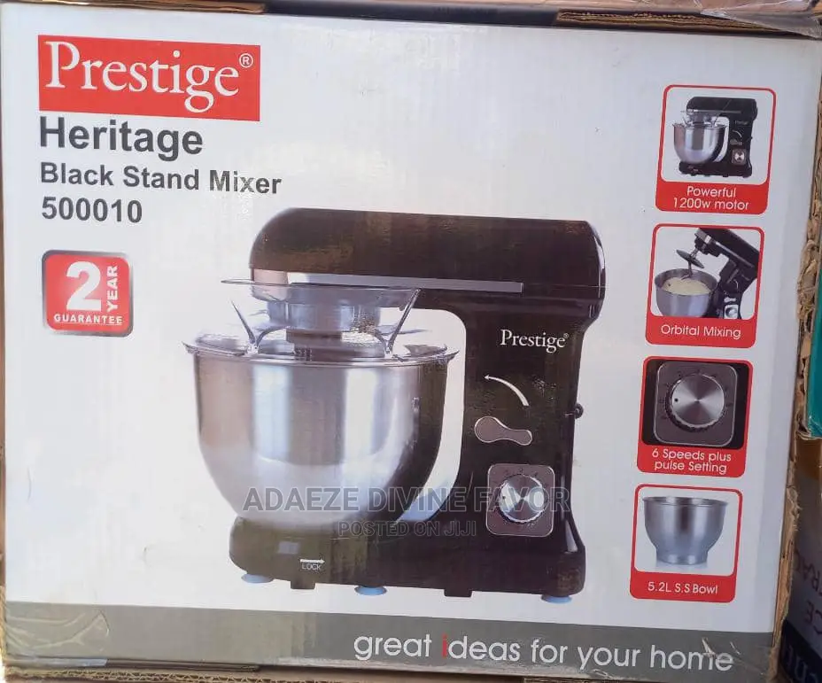 Prestige Heritage Black Stand Mixer 500010