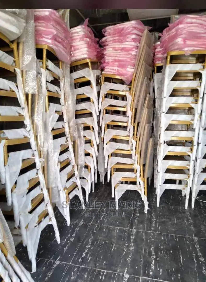 Imported Steel Gold Banquet Chairs