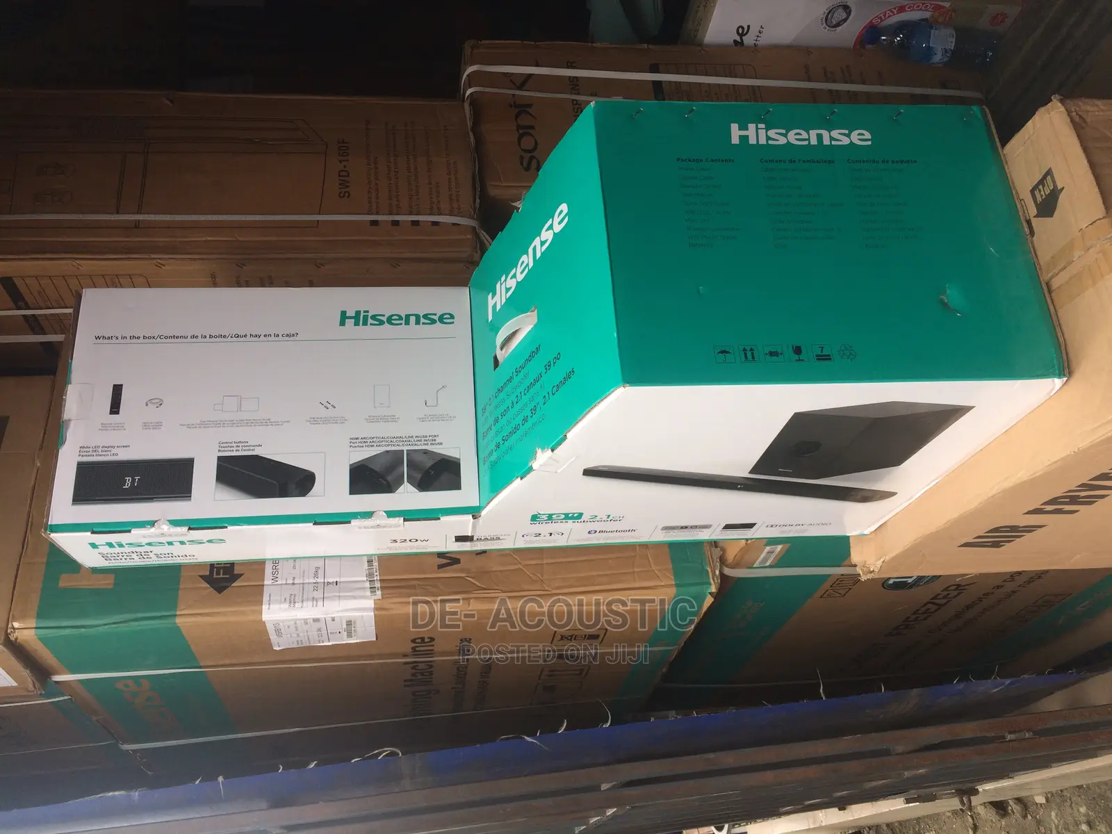 Hisense 39'' Soundbar + 2.1ch Wireless Subwoofer + 320w