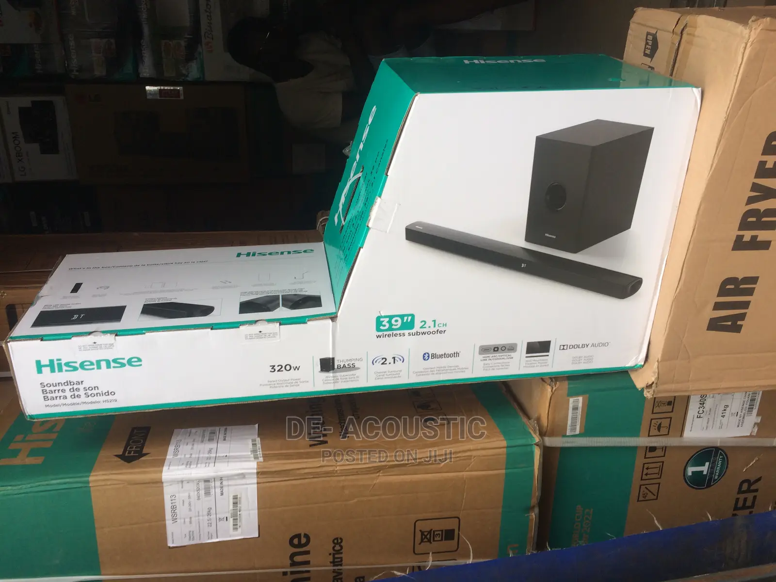 Hisense 39'' Soundbar + 2.1ch Wireless Subwoofer + 320w