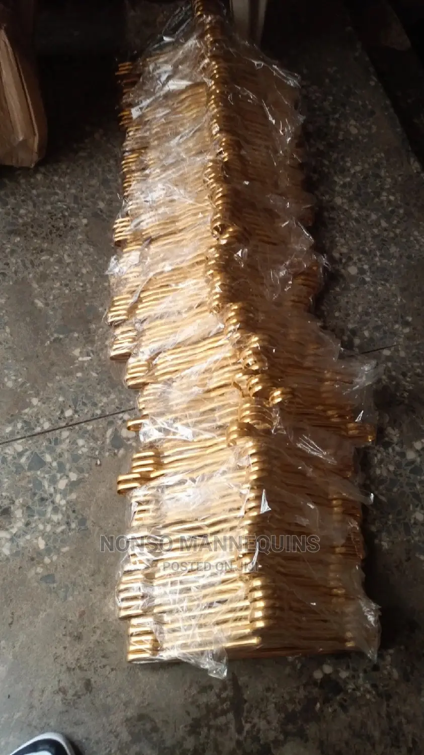 Gold Chrome Luxury Display Hangers