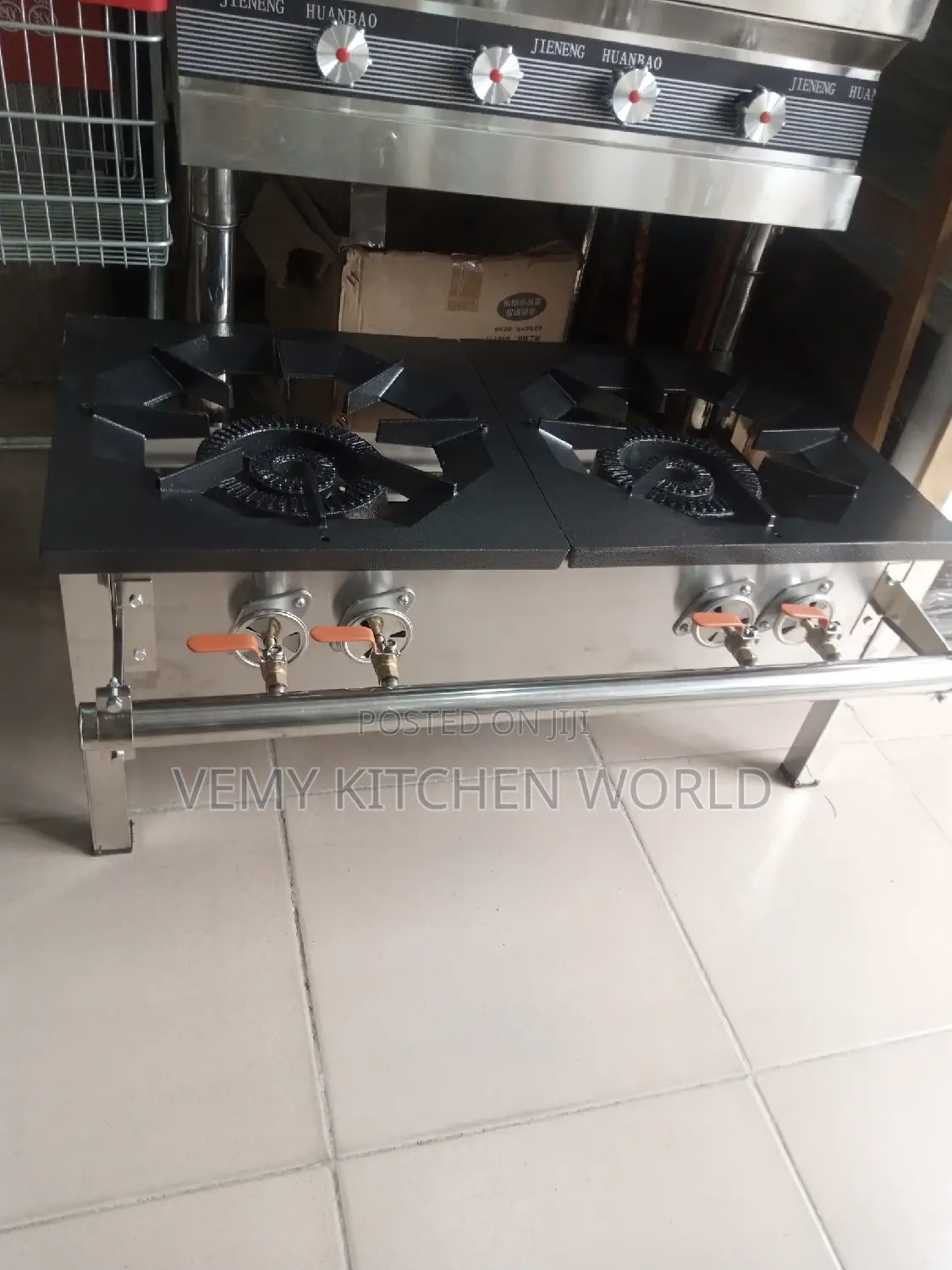 Industrial Gas Cooker Double Burner