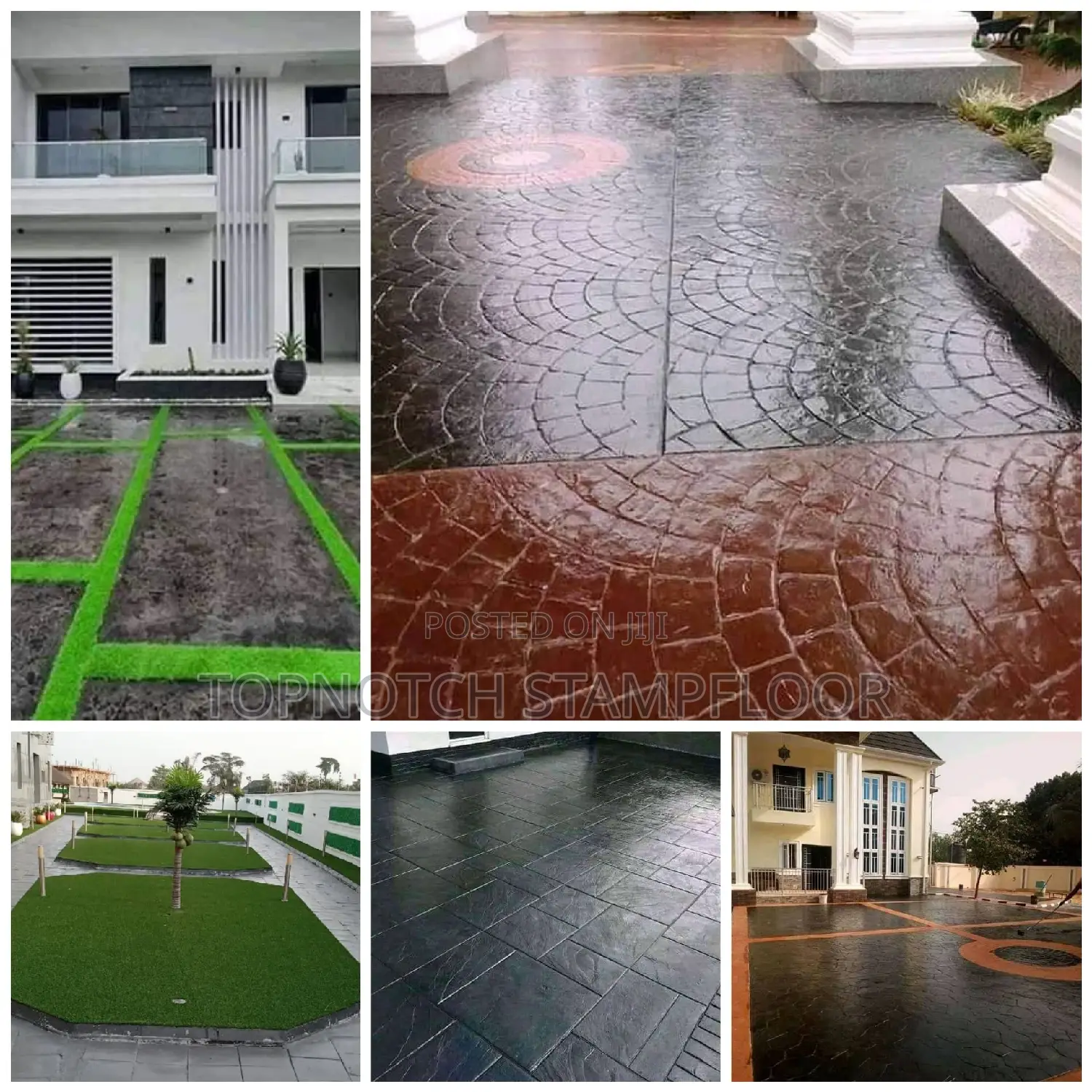 Ground Floor Design, Concrete Floor Work Idea