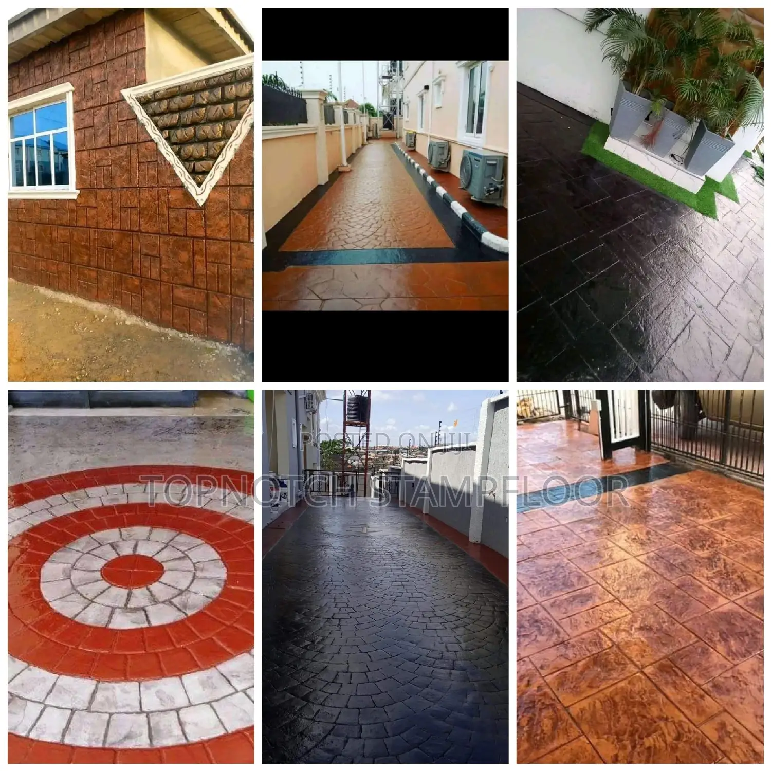 Work on Smooth and Clean Concrete Floor Exterior Floor