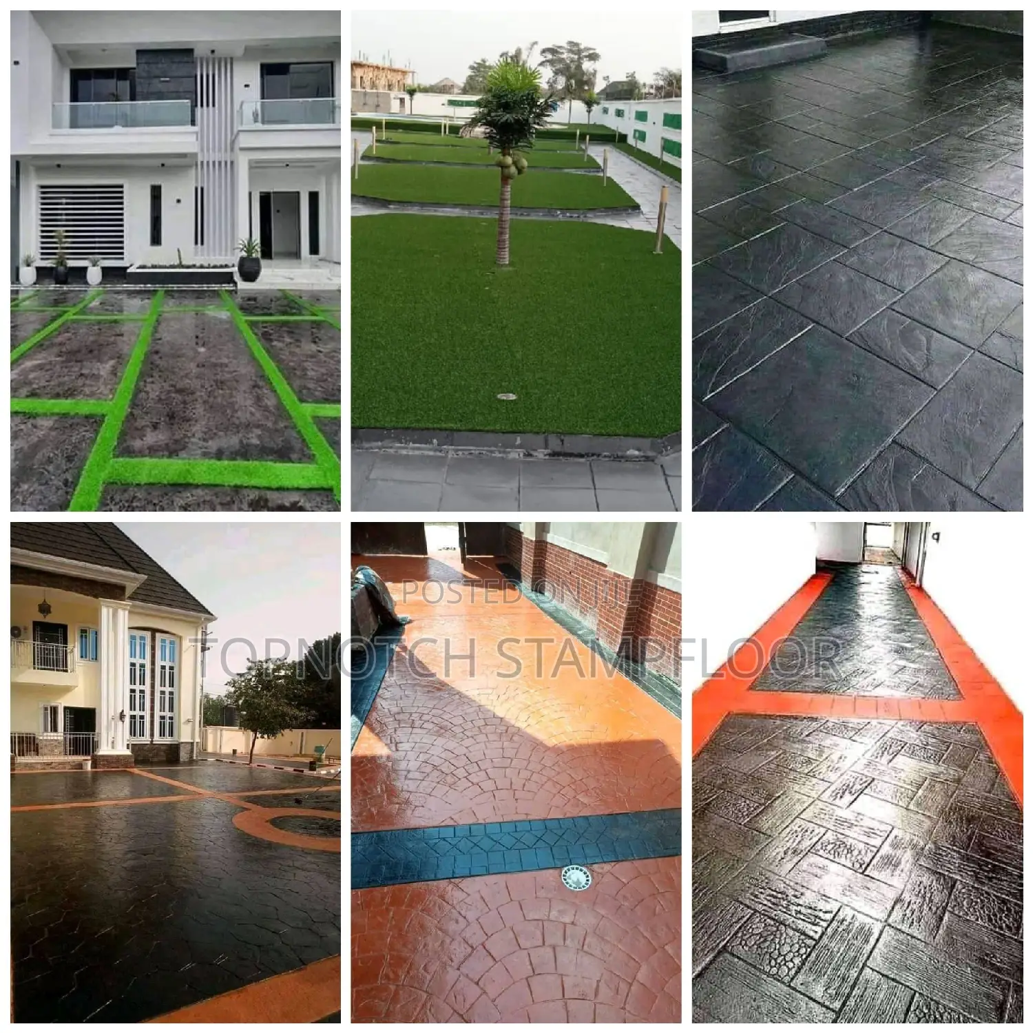 Work on Smooth and Clean Concrete Floor Exterior Floor