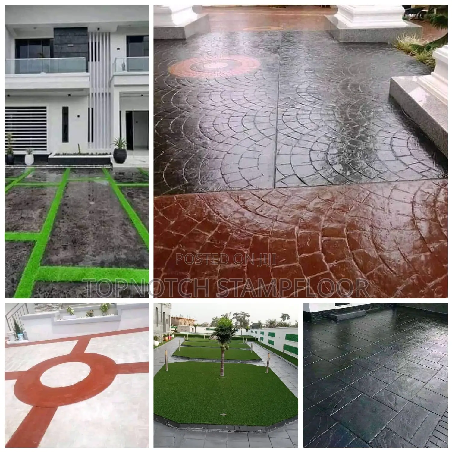 Work on Smooth and Clean Concrete Floor Exterior Floor