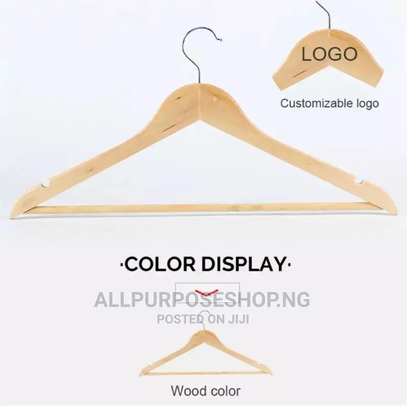 Wooden Cloth Hanger ( 10pcs )