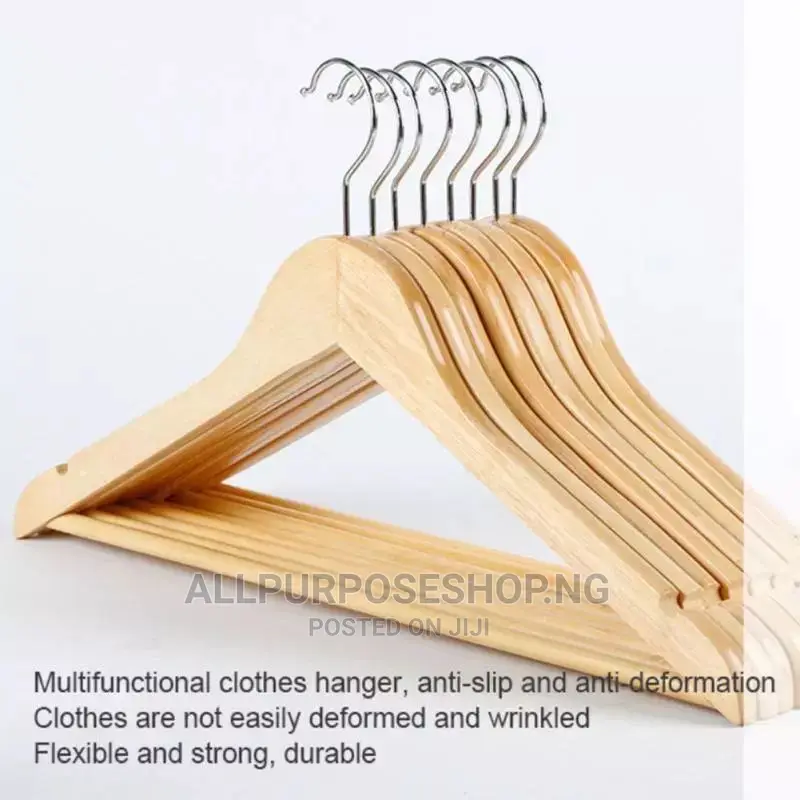 Wooden Cloth Hanger ( 10pcs )
