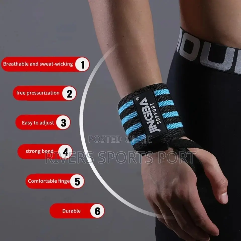2 PCS Fengnix Gym Weigtlifting Wrist Support/Band/Wrap
