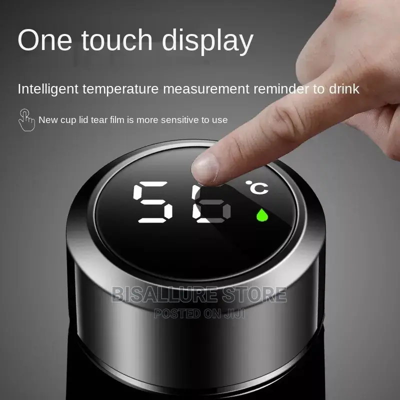 500ml Smart Insulation Temperature Cup Water Bottle