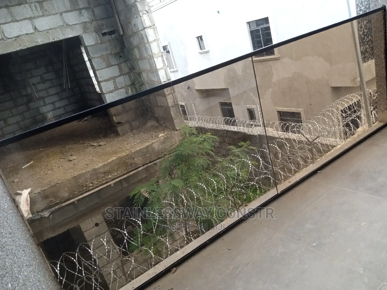 Tinted Frameless Glass Railings