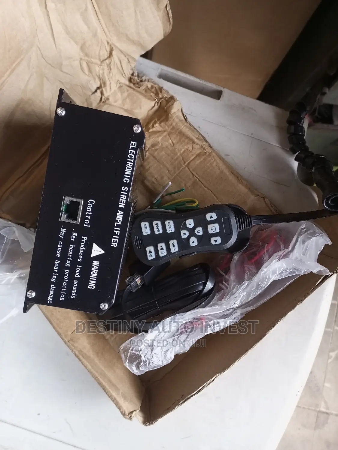 Electric Car Siren Amplifier With Remote