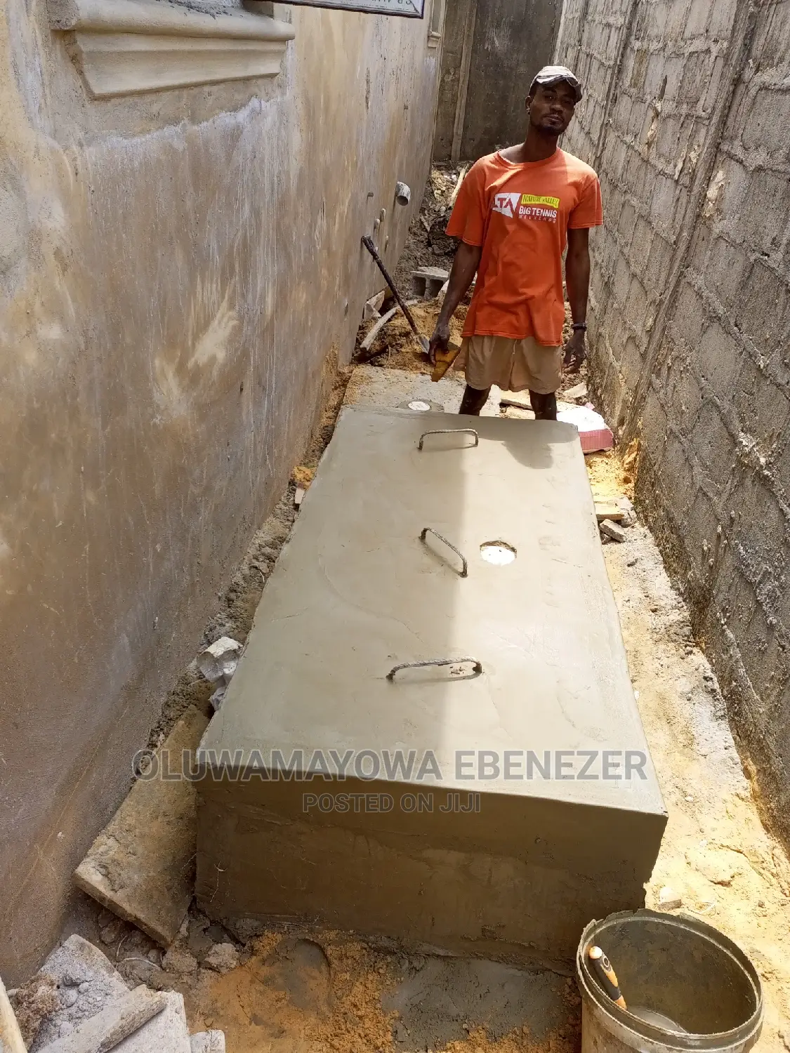 Bio Digester Sewage Construction for Toilets
