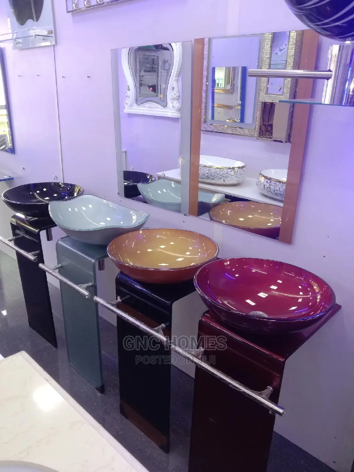 Dinning Glass Basin In Different Colours