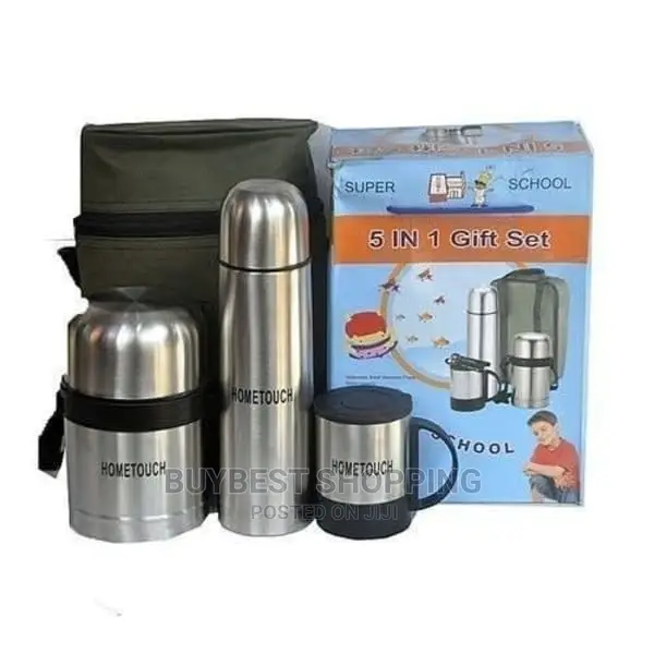Home King 5 In 1 Gift Set Children Lunch Box