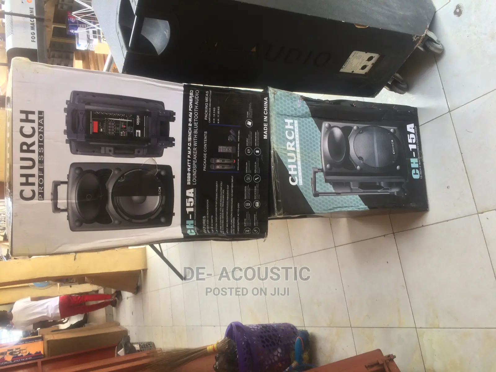 CHURCH 15A Professional 15 Inches PA System