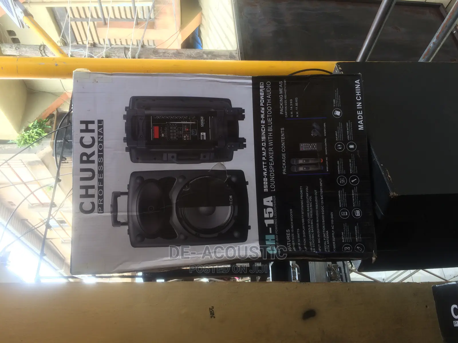 CHURCH 15A Professional 15 Inches PA System