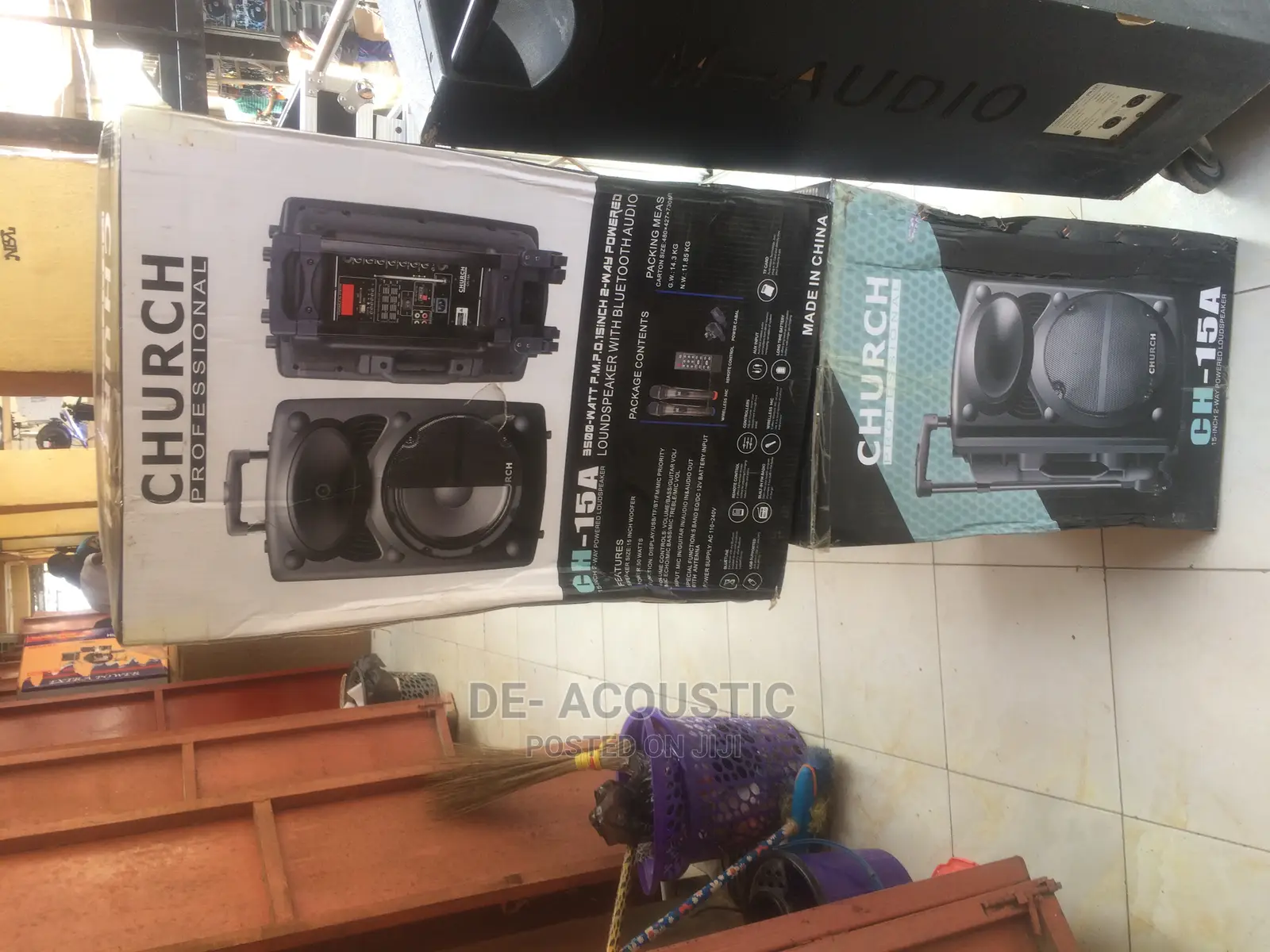CHURCH 15A Professional 15 Inches PA System