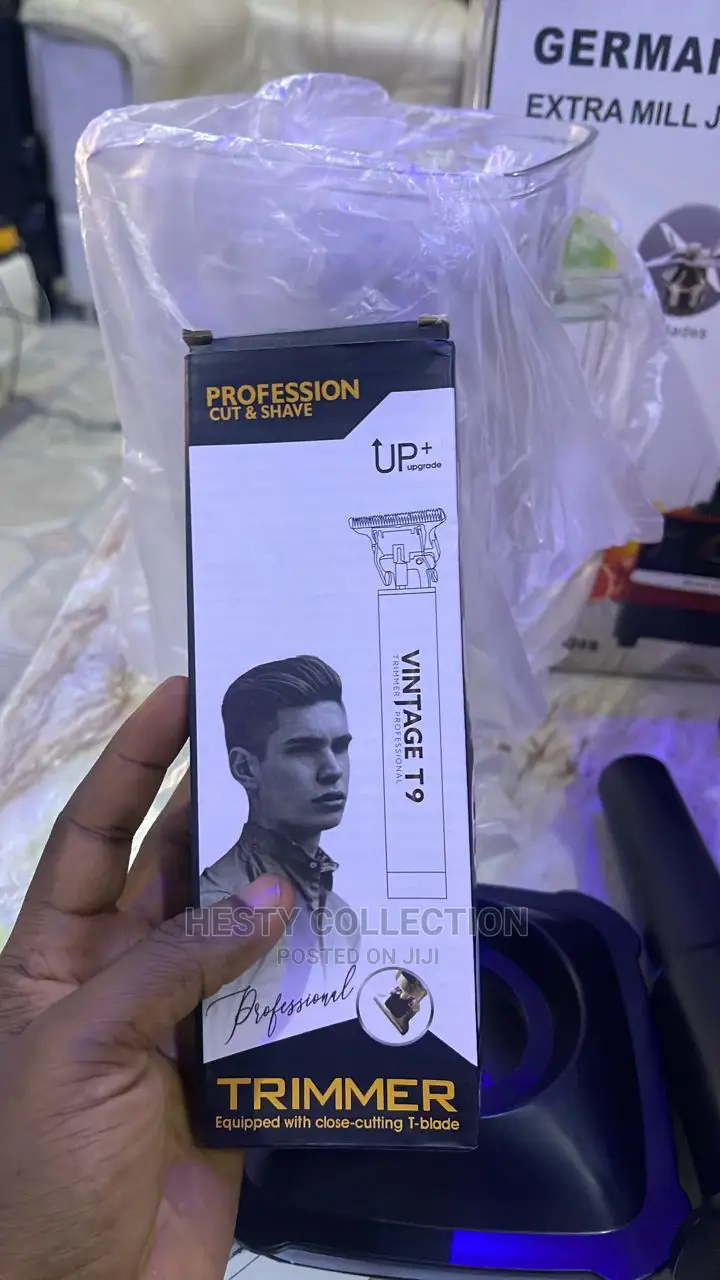 Rechargeable Vintage Digital Hair Trimmer Clipper Display