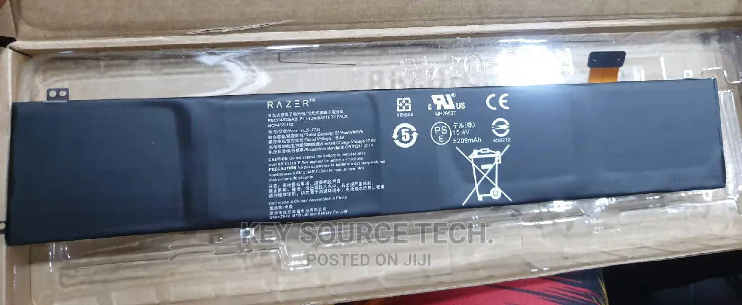 Razer Blade Advanced15 2018 2019 1070 Gtx Battery(Rz09-0248)