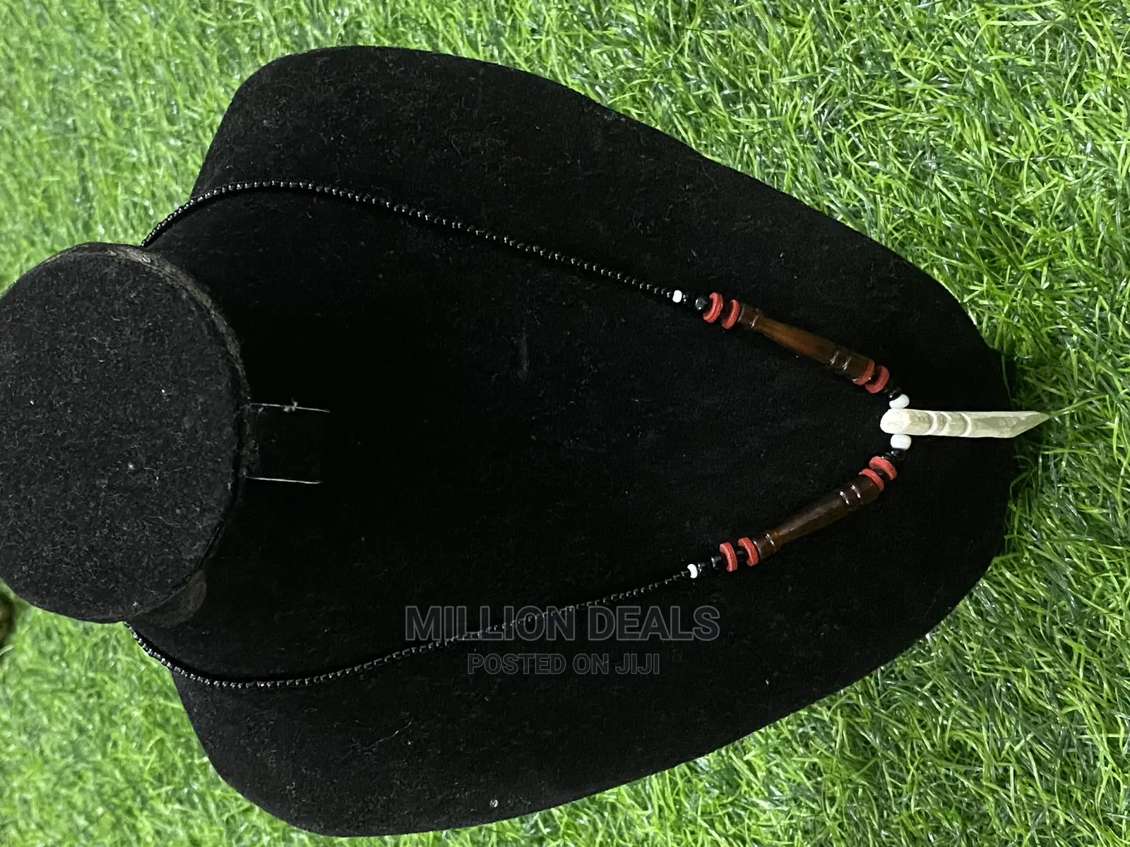 Classic Afro Inspires Men’S Necklace