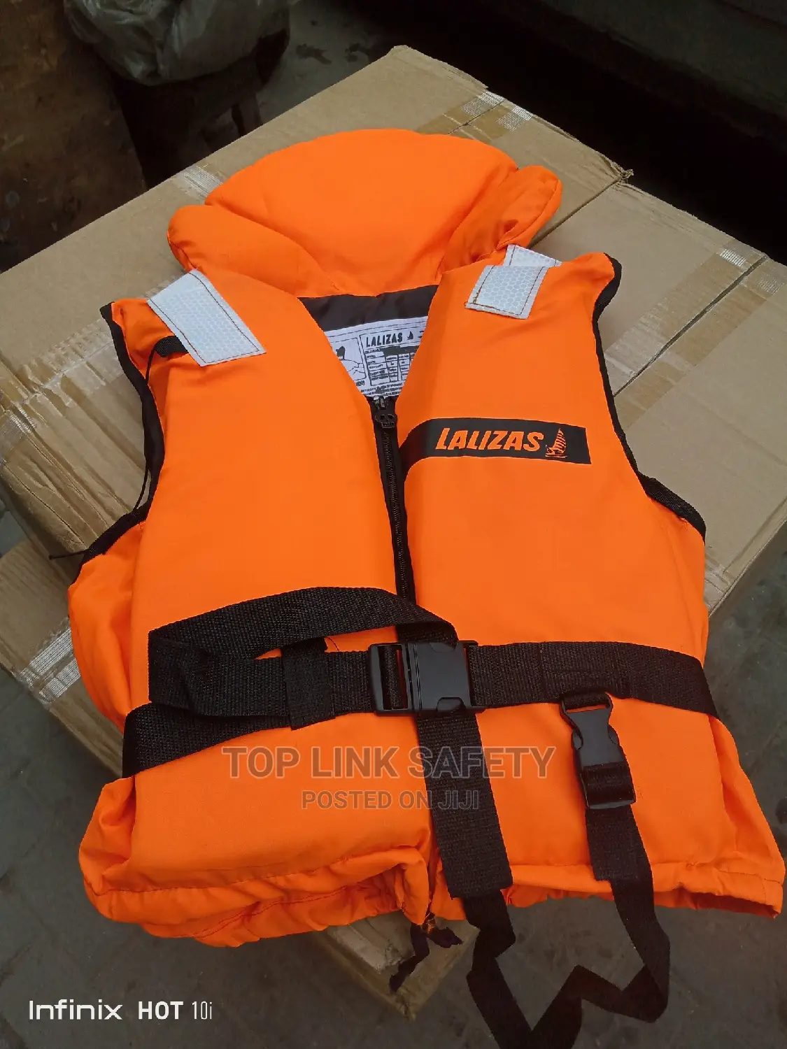 Protective Water Life Jacket With Cap .