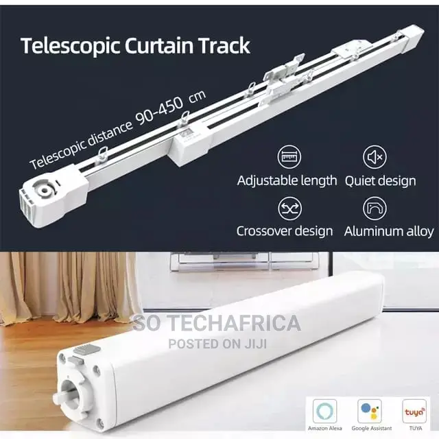 Extendable / Adjustable Smart Curtain Track System