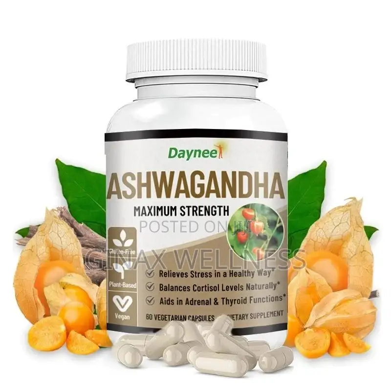 Ashwagandha Capsules With Black Pepper | For Stress Relief