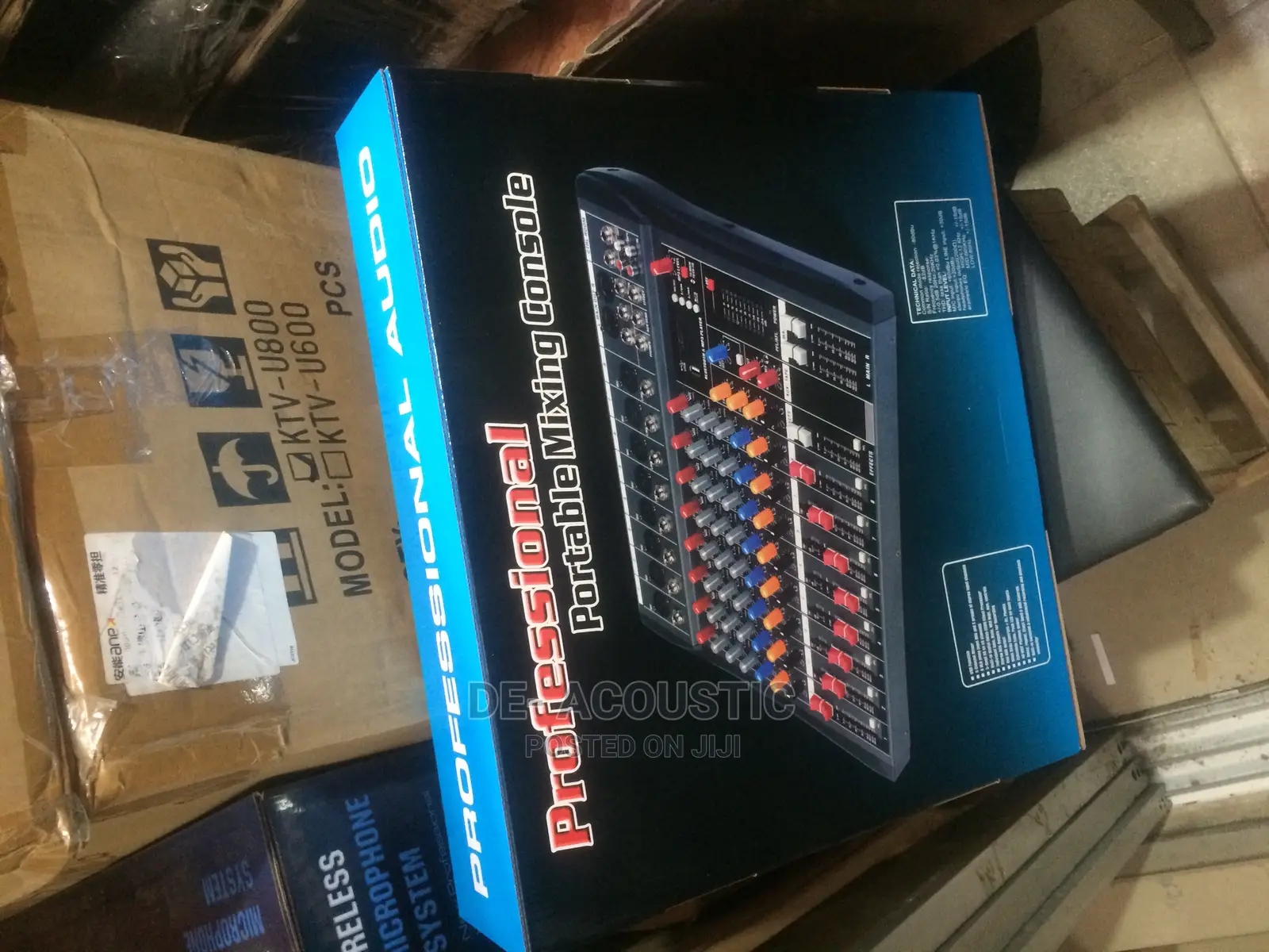 8 Channel Mixer With USB and SD Card