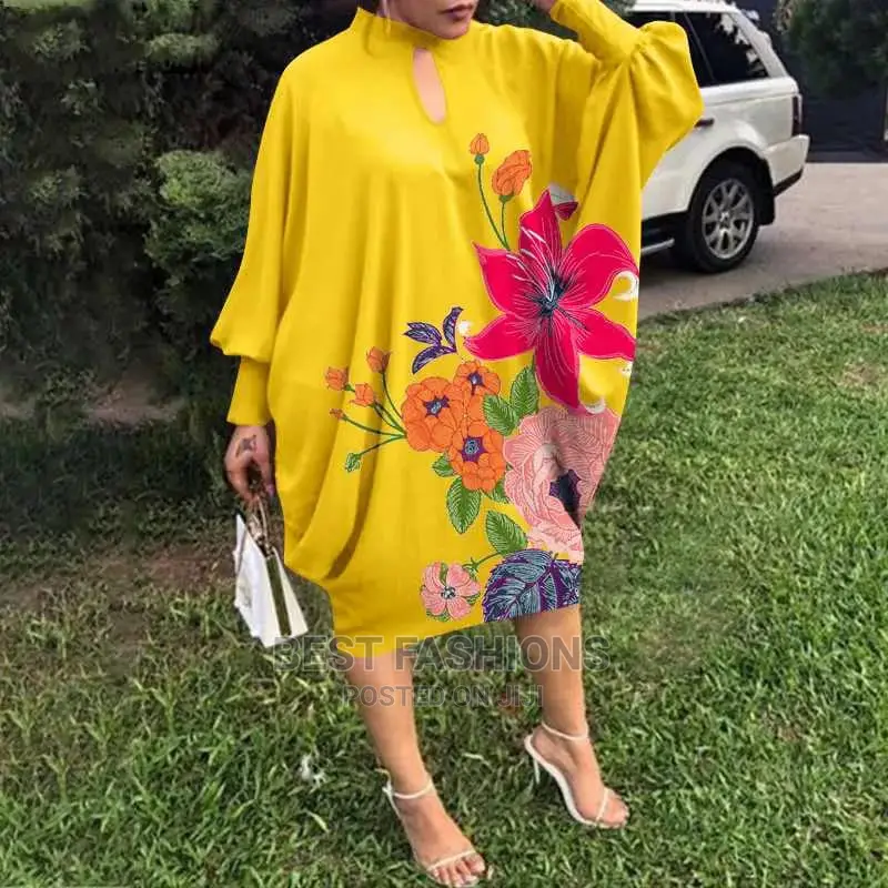 Quality Ladies Bubu Floral Short Bubu Gown