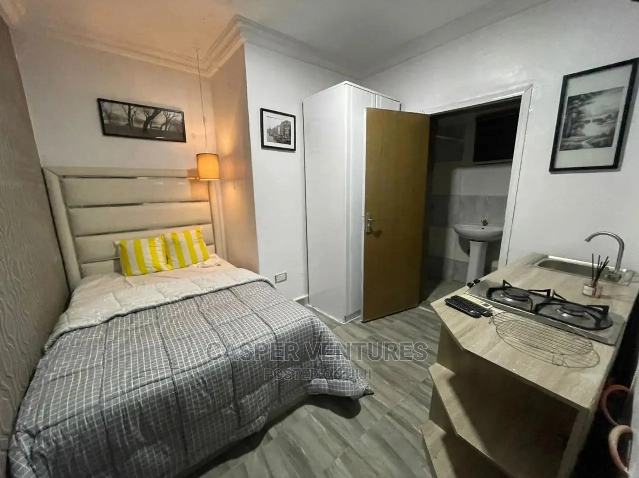 Furnished Studio Apartment in Ikate for rent