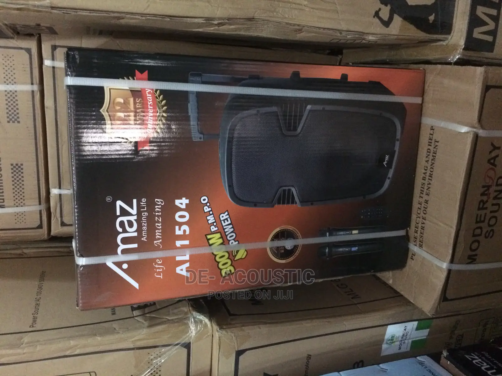 AMAZ AL1504 15inches Portable Bluetooth PA System Speaker