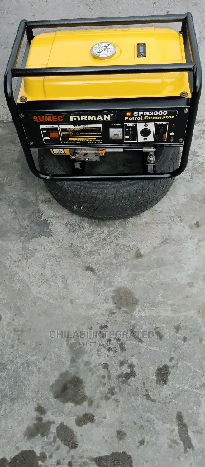 1 Month Old 2.5KVA SUMEC FIRMAN SPG3000 Copper Generator