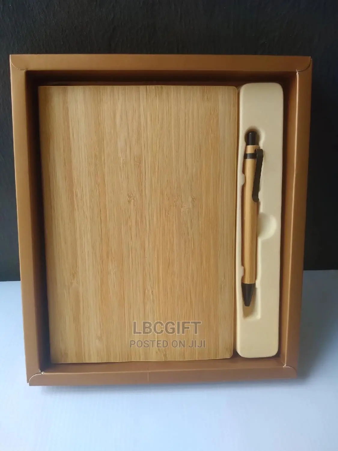 Bamboo Notebook With Pen (Wholesales Only)